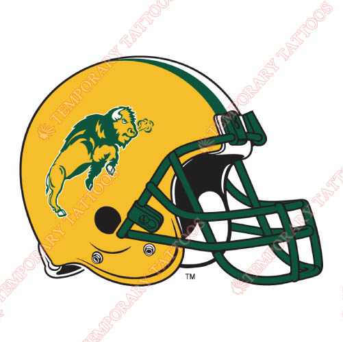 North Dakota State Bison Customize Temporary Tattoos Stickers NO.5596